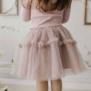 Jamie Kay Blush Tulle Skirt